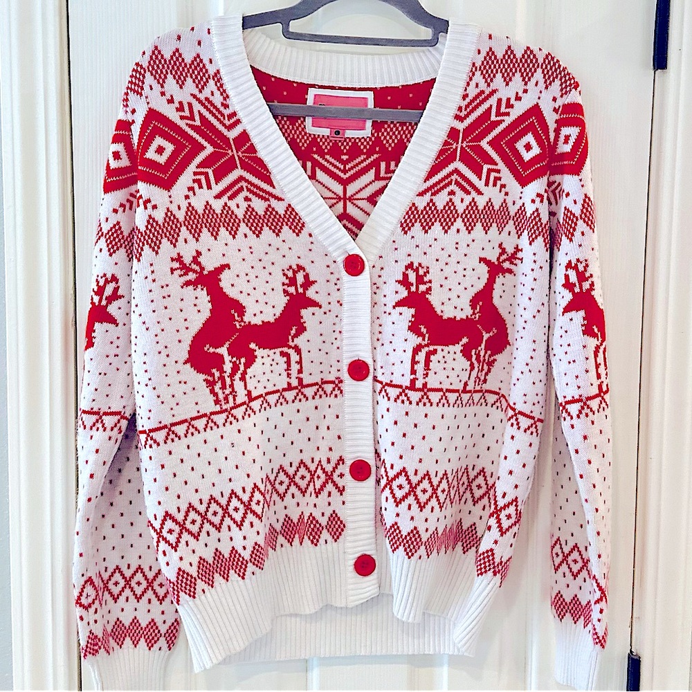 Tipsy Elves Reindeer Funny Tacky Xmas Sweater